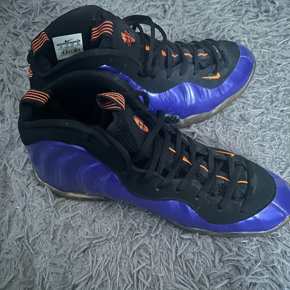 Nike Air Foamposite One Size 11 Phoenix Suns Purple Orange - Picture 7 of 7